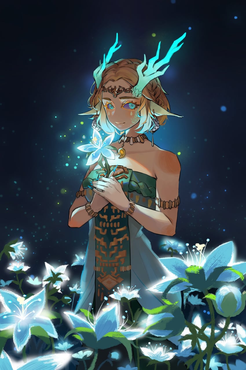 princess zelda and light dragon (the legend of zelda and 1 more) drawn by sanri33
