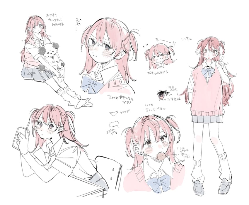 ogino ichiko (inkya gyaru demo ikigaritai!) drawn by kashiwagi_tsukiko