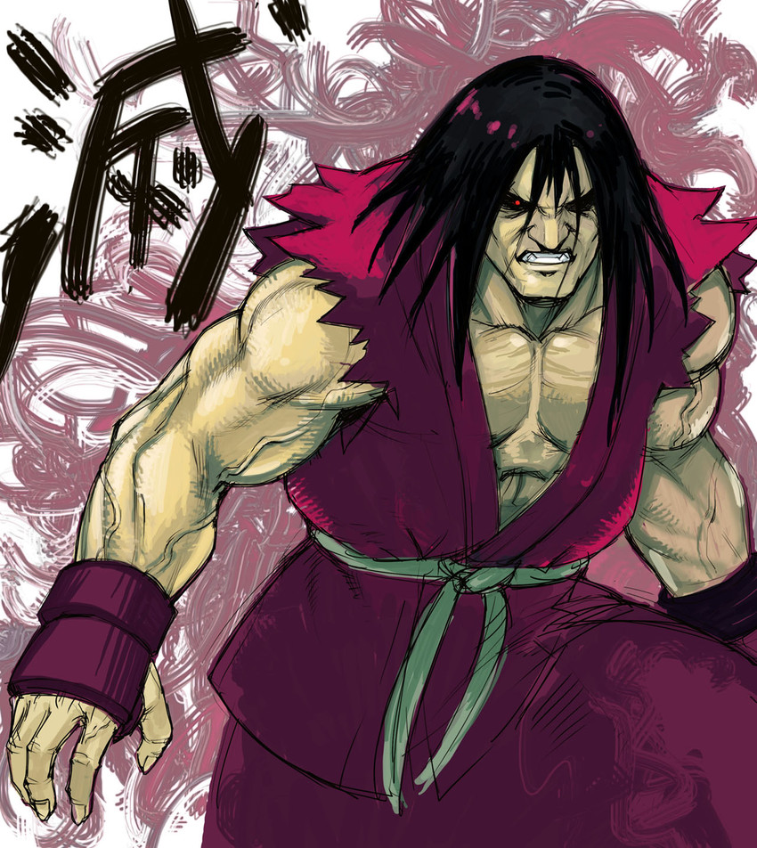 akuma (street fighter and 1 more) drawn by tetsu_(kimuchi)
