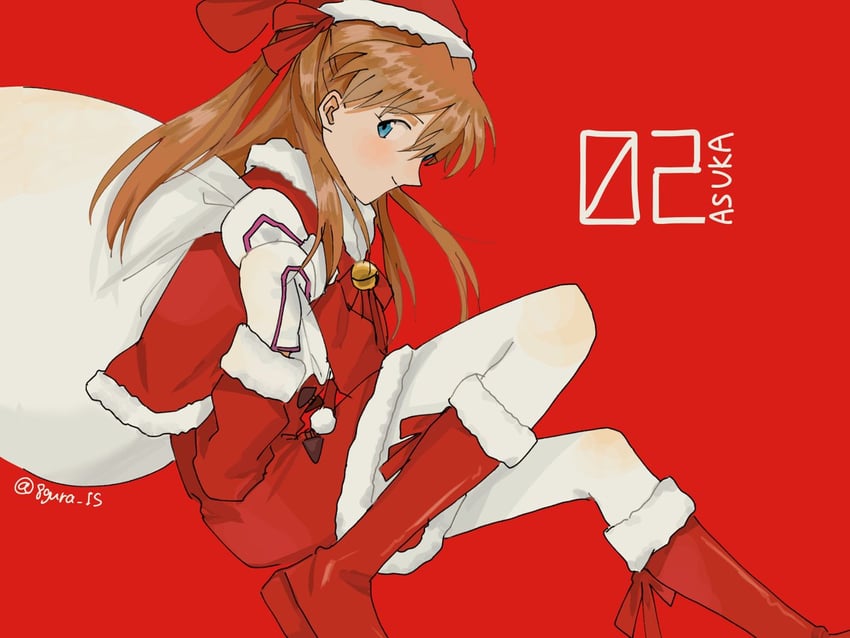 souryuu asuka langley (neon genesis evangelion) drawn by 8gura_is