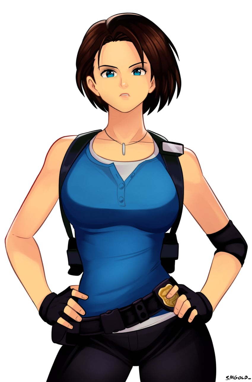 jill valentine (resident evil and 2 more) drawn by smgold