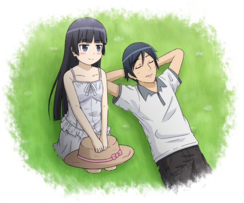 gokou ruri and kousaka kyousuke (ore no imouto ga konna ni kawaii wake ga nai) drawn by akihitohappy