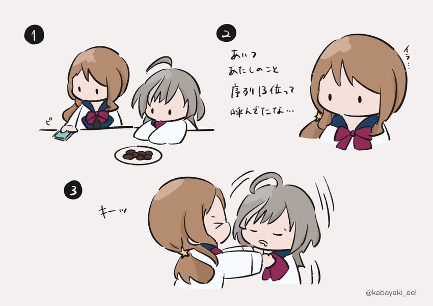 sasaki ran and iijima renka (assault lily) drawn by kabayaki_(kabayaki_eel)