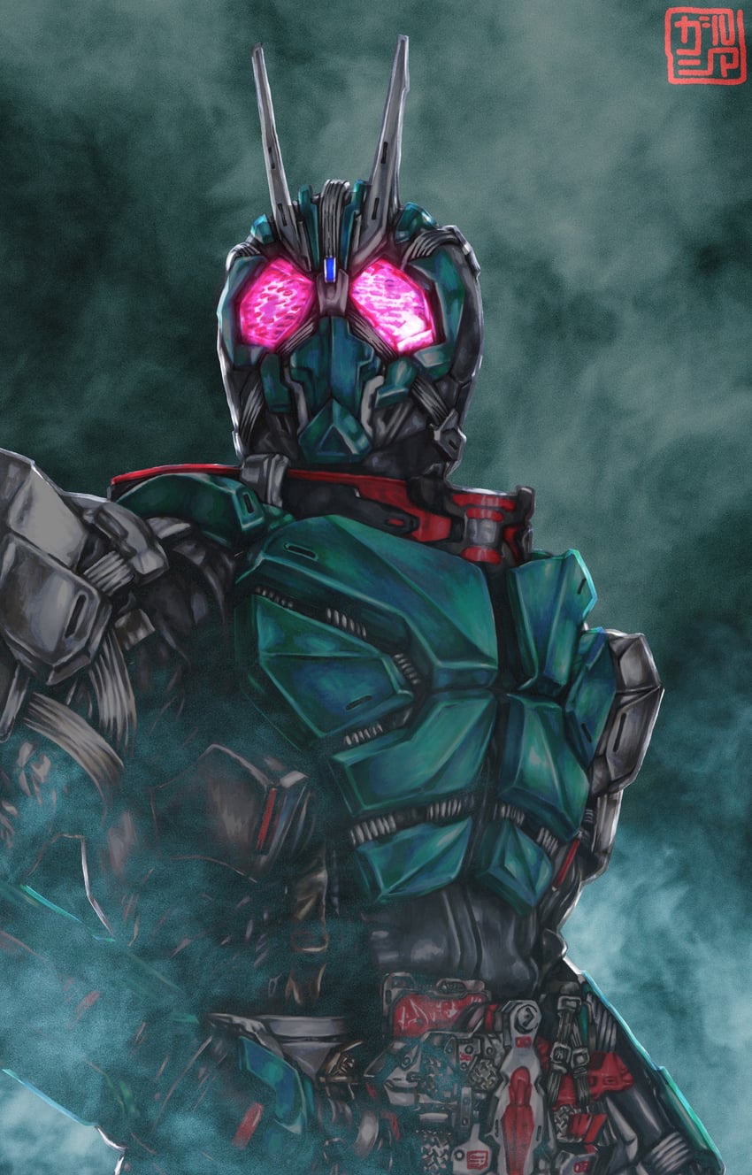 kamen rider type-1 (kamen rider and 2 more) drawn by levanshousa913