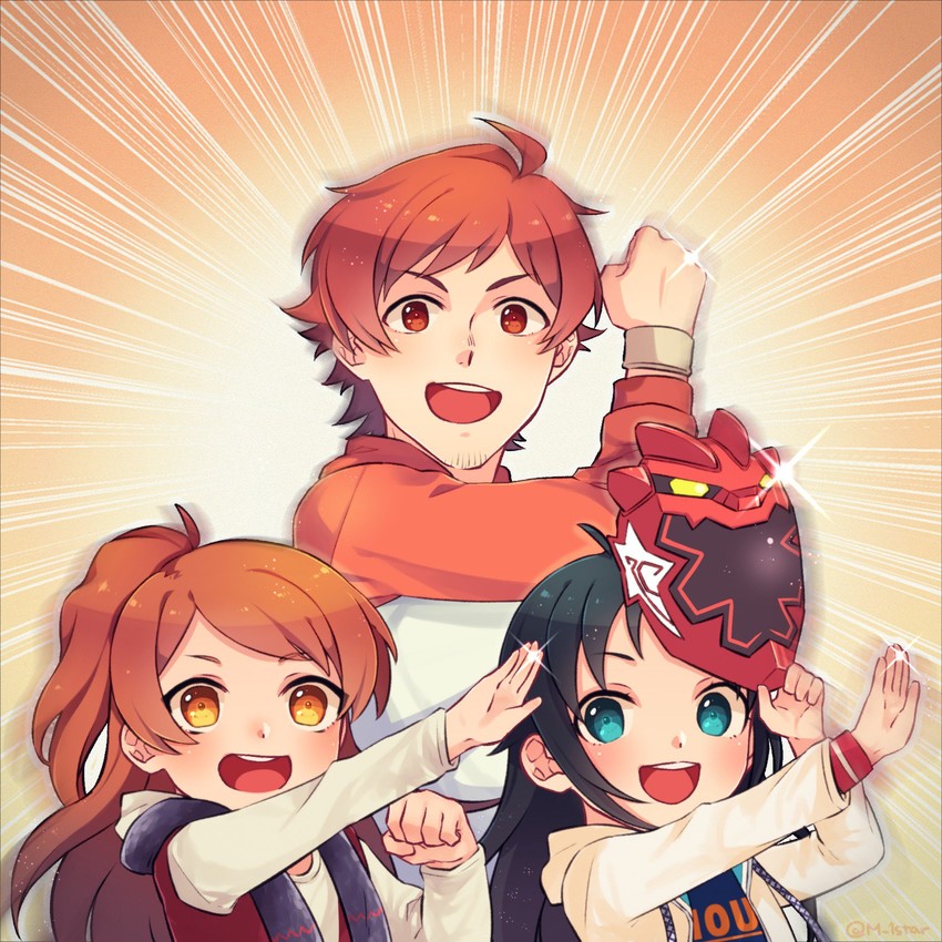 ogami tamaki, nanjo hikaru, and tendo teru (idolmaster and 3 more) drawn by raichi_(m_1star)