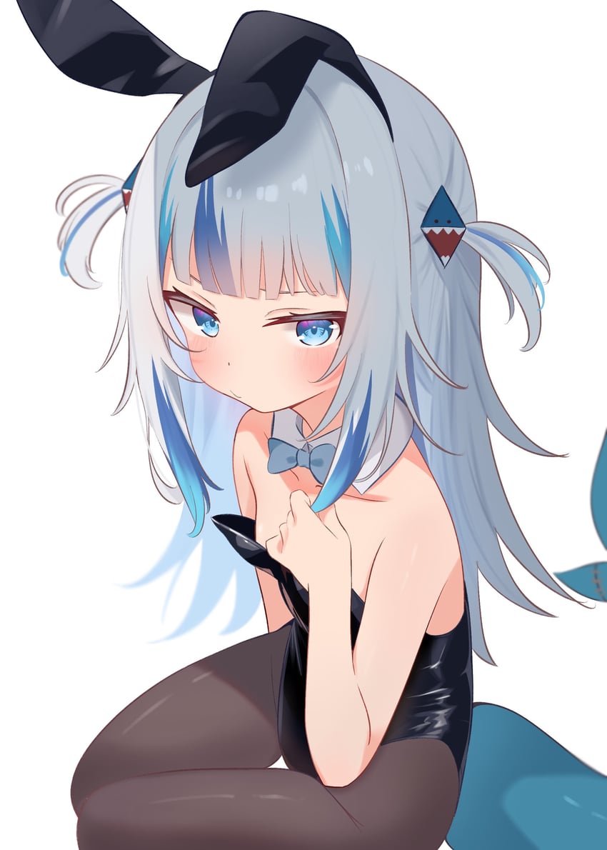 gawr gura (hololive and 1 more) drawn by ryu160303