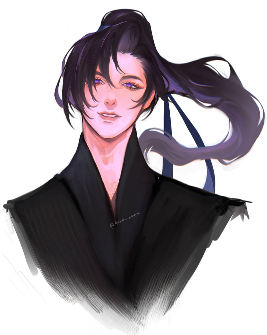 mo ran (erha he ta de bai mao shizun) drawn by kezo_pana