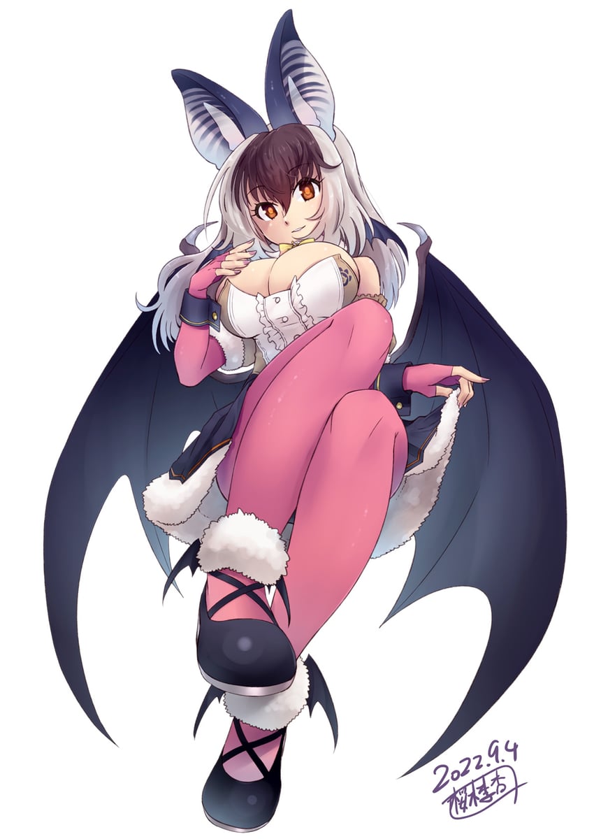 brown long-eared bat (kemono friends and 1 more) drawn by sakuragi_rian