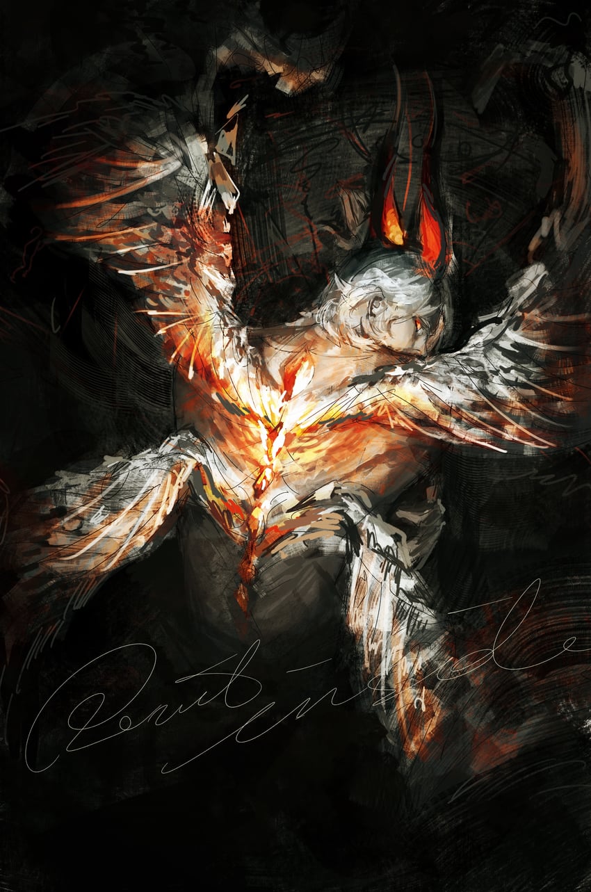 dante (devil may cry and 1 more) drawn by pppppcyyyy