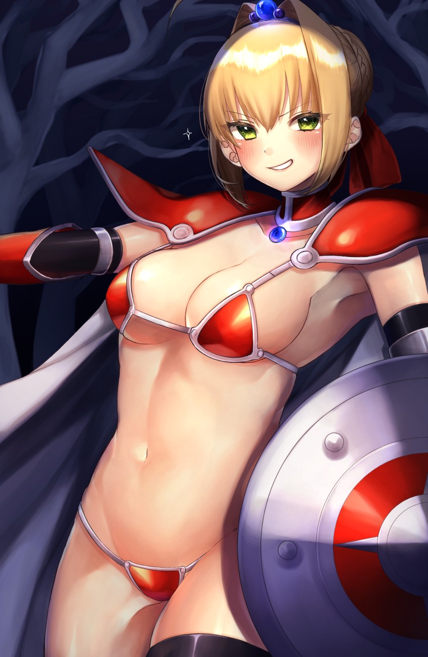 nero claudius and elizabeth bathory (fate and 3 more) drawn by yayoi_maka