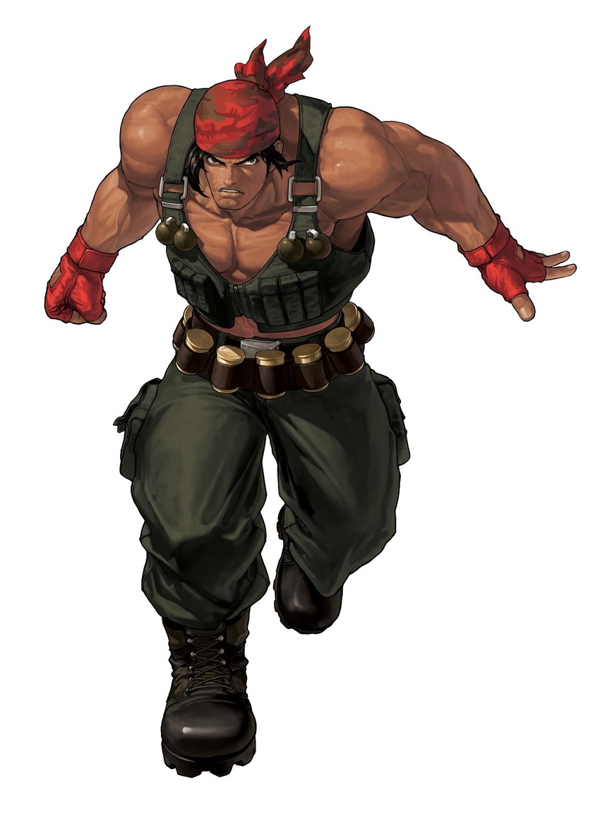ralf jones (the king of fighters and 1 more) drawn by ogura_eisuke