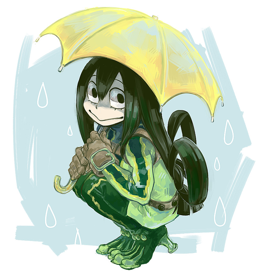 asui tsuyu (boku no hero academia) drawn by akesuke_(ki-ko-ri)