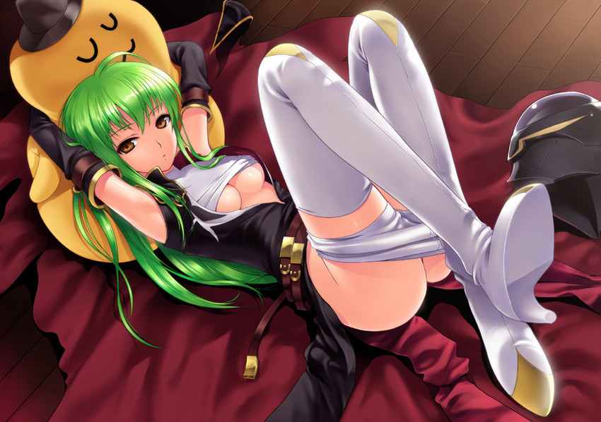 c.c. and cheese-kun (code geass and 1 more) drawn by 40010prototype