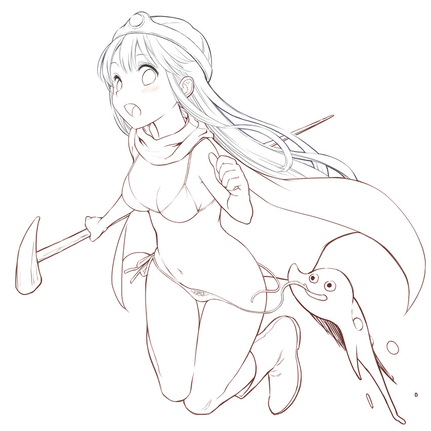 sage and liquid metal slime (dragon quest and 1 more) drawn by konoe_(fogtracks)