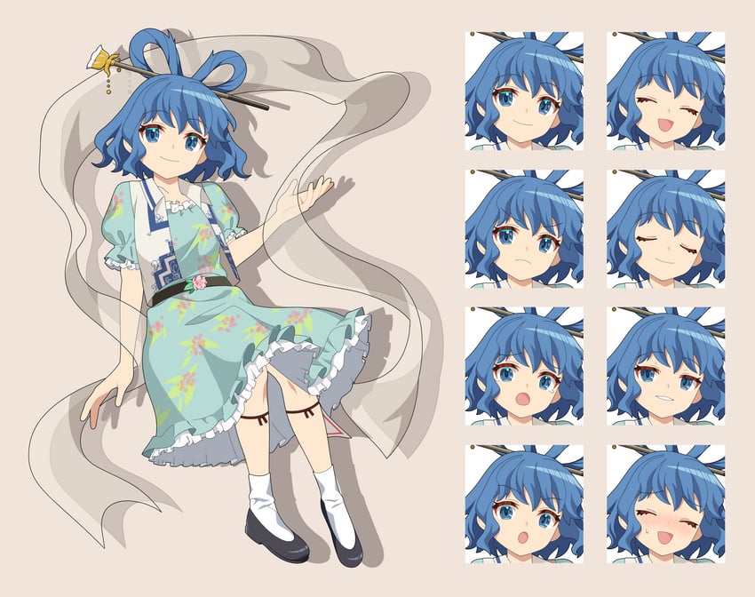 kaku seiga (touhou) drawn by 4rion