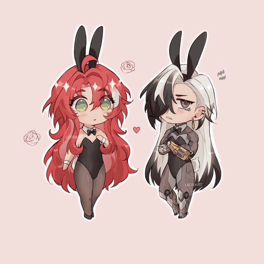 boothill and argenti (honkai and 1 more) drawn by luciidkatt