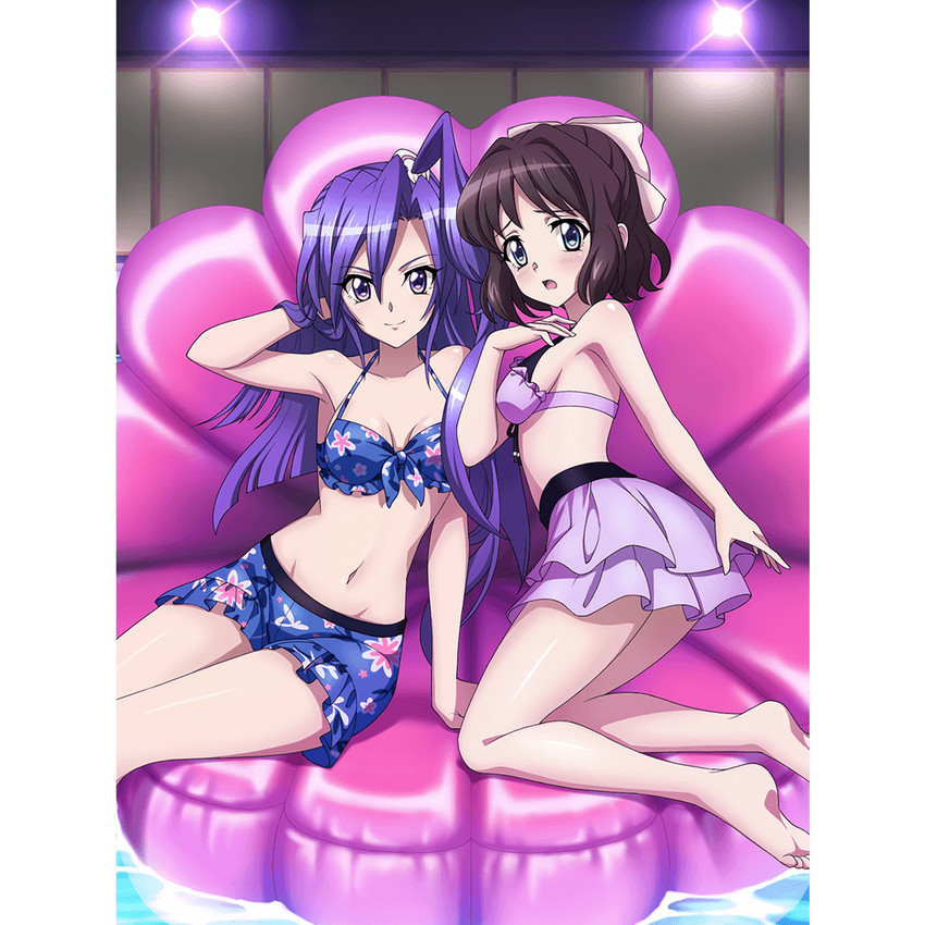 kazanari tsubasa and kohinata miku (senki zesshou symphogear and 1 more)