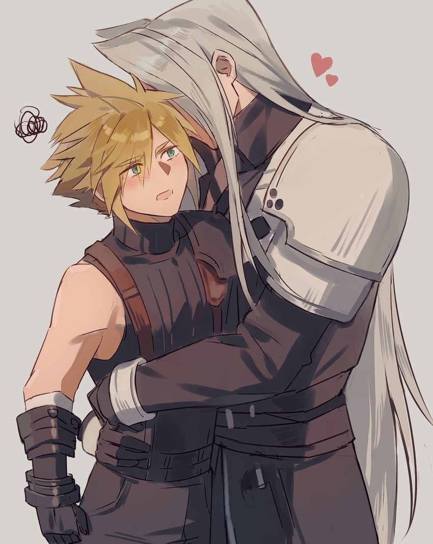 cloud strife and sephiroth (final fantasy and 2 more) drawn by yebuyeye