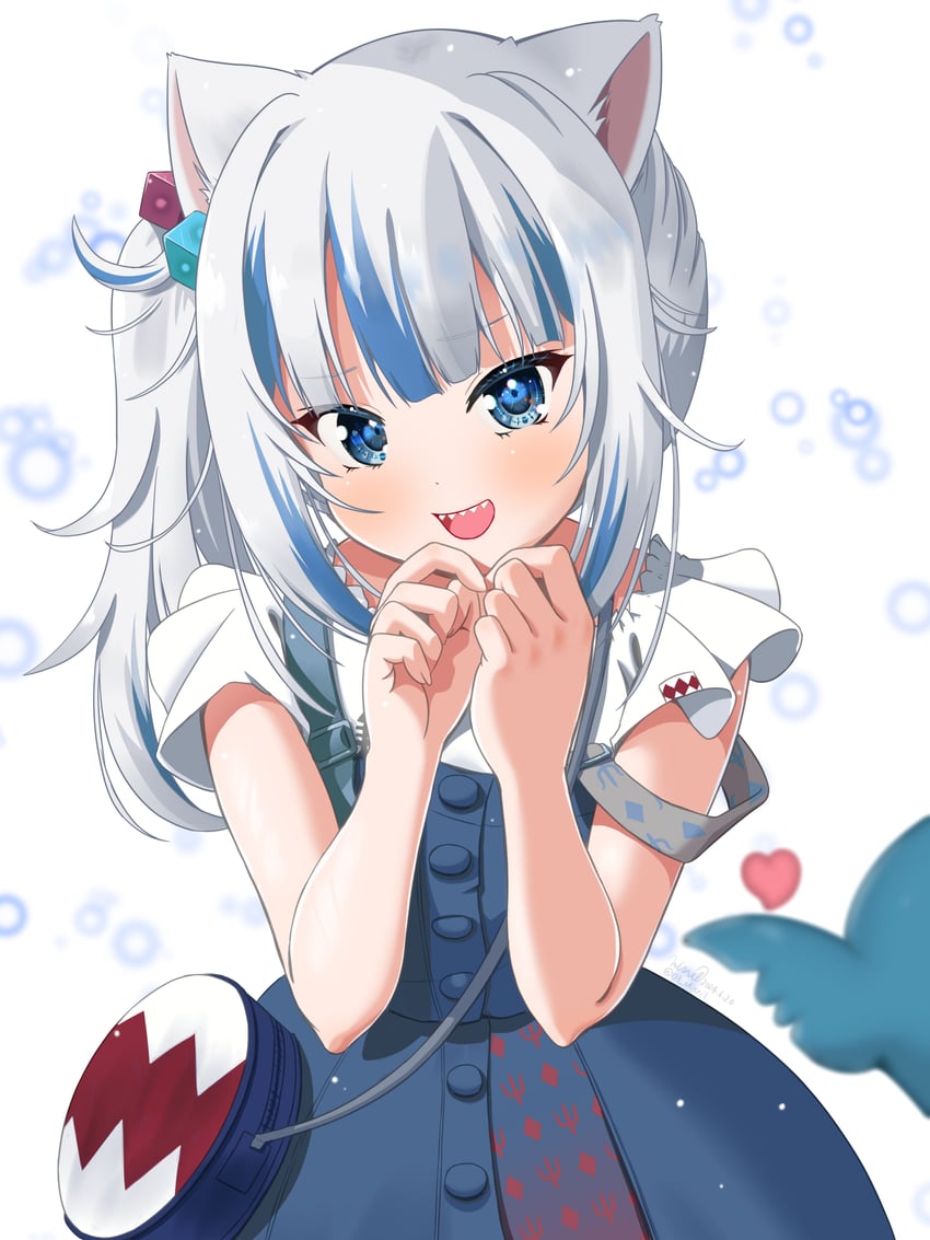gawr gura (hololive and 1 more) drawn by misril