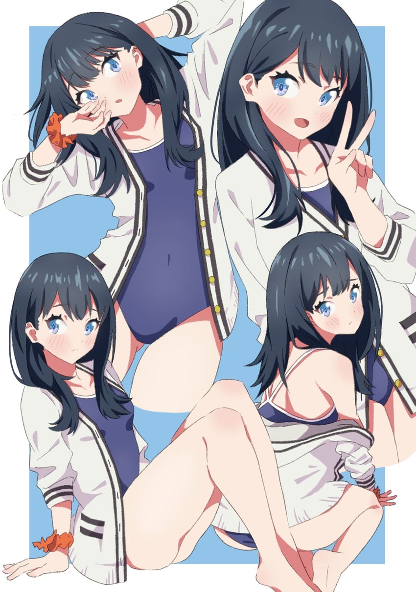 takarada rikka (gridman universe and 1 more) drawn by sho_(shoshos_8888)