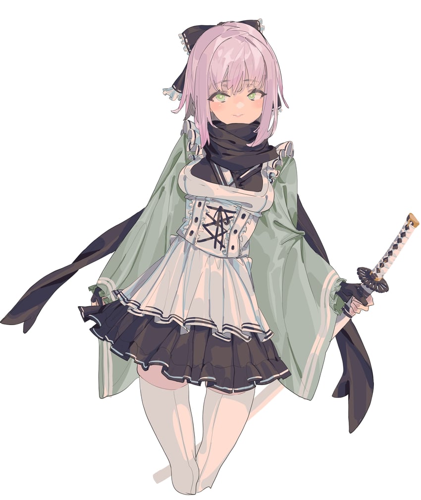 okita souji (fate and 1 more) drawn by kazukingu