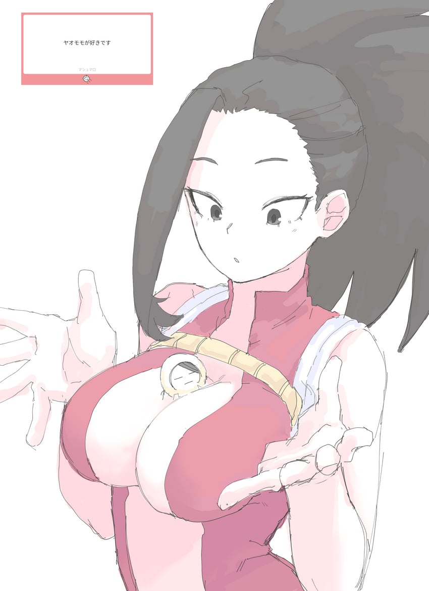 yaoyorozu momo (boku no hero academia and 1 more) drawn by mocamocaink