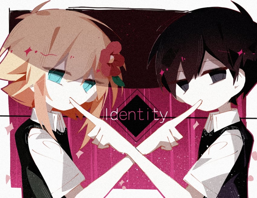 sunny and basil (omori and 1 more) drawn by lemonail