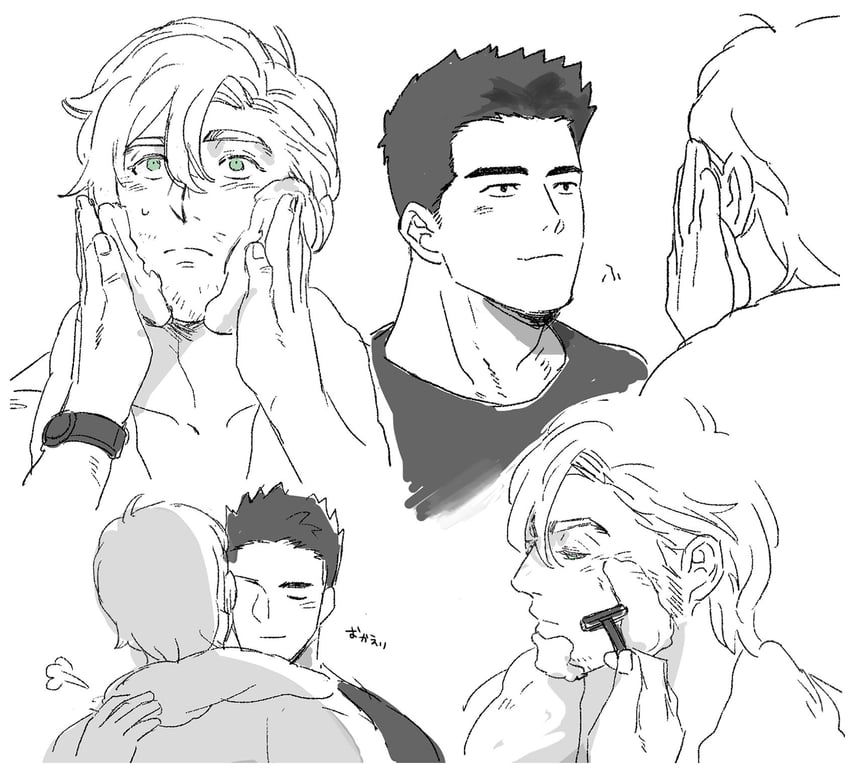 ao isami and lewis smith (yuuki bakuhatsu bang bravern) drawn by net_(net87626068)