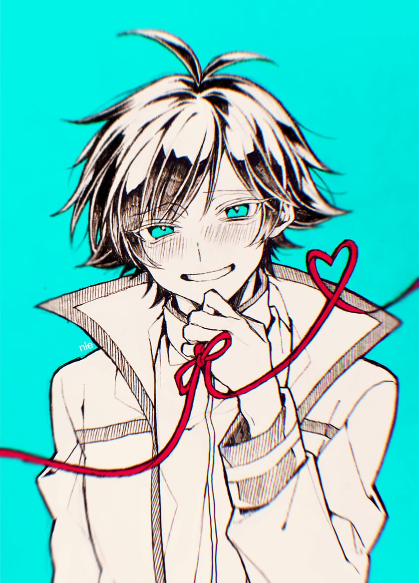 niimura kou (ookami game) drawn by nie3nie3