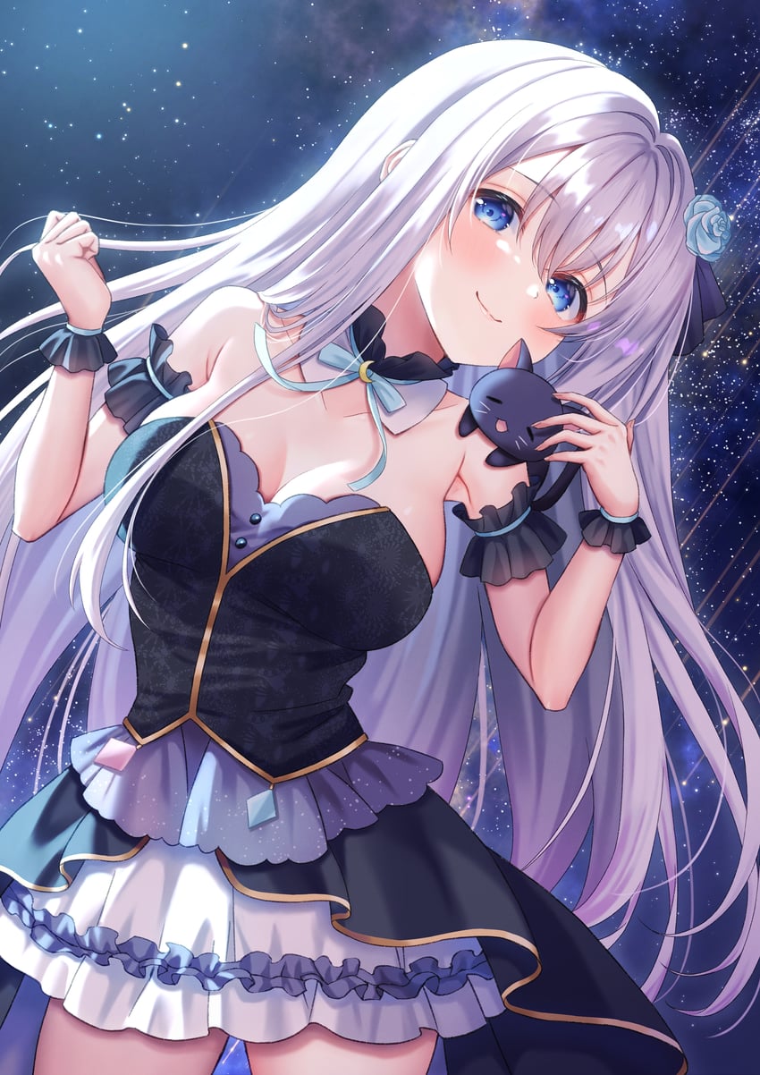 nekozuki mio (indie virtual youtuber) drawn by mary_is_mine