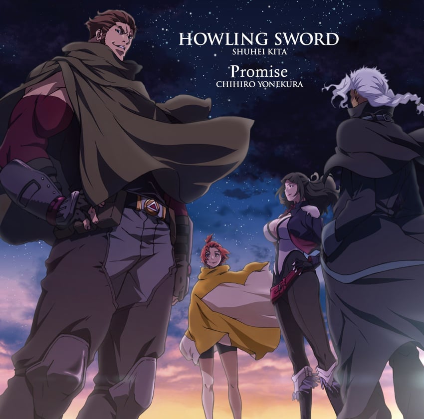 sword, gina evans, luke, and sophia hennes (garo and 1 more)