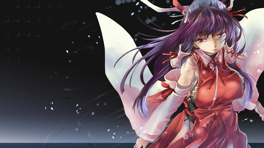 sendai hakurei no miko (original and 2 more) drawn by yohane