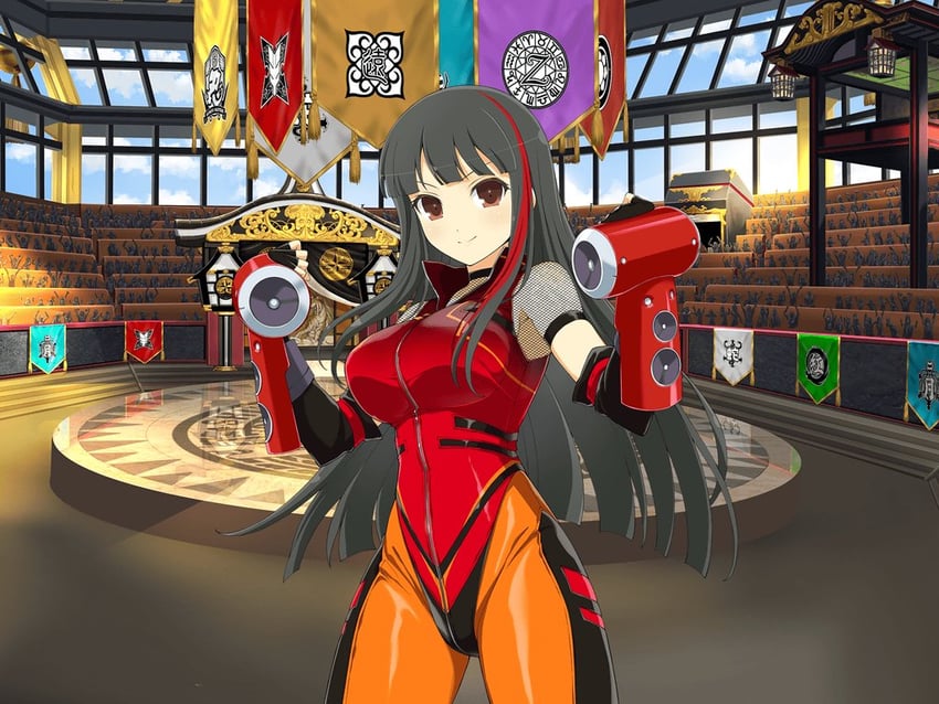 tsubaki (senran kagura and 2 more) drawn by yaegashi_nan