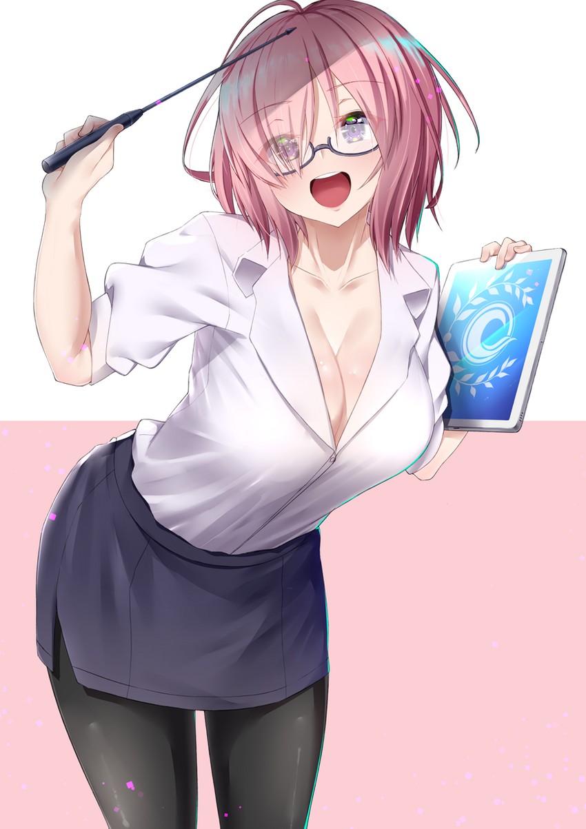 mash kyrielight (fate and 1 more) drawn by kawaruhi