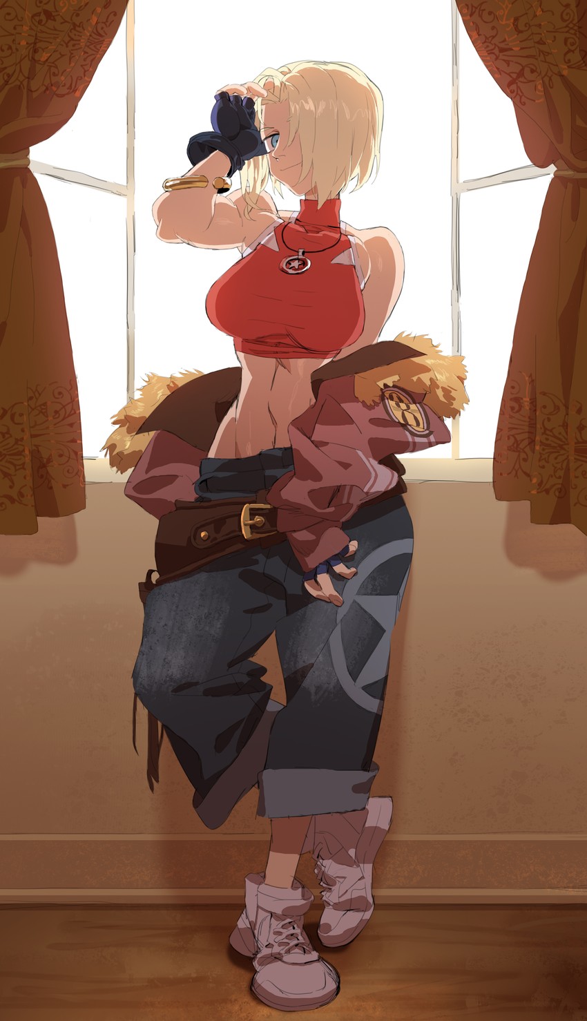 blue mary (the king of fighters and 3 more) drawn by bravo233
