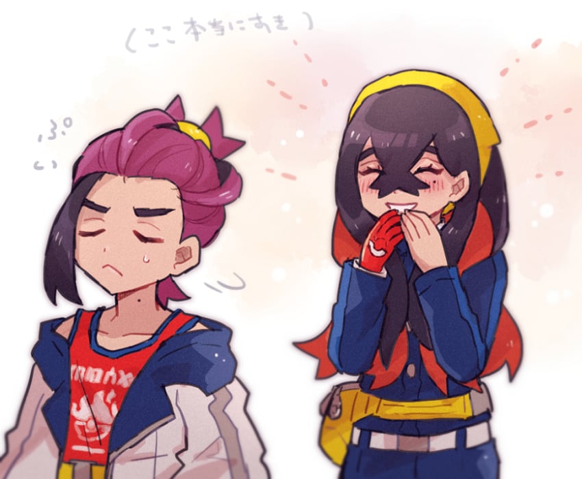 kieran and carmine (pokemon and 1 more) drawn by chiimako