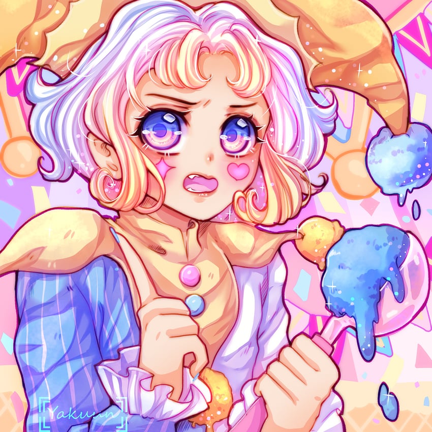 ice juggler cookie (cookie run and 1 more) drawn by yakuun