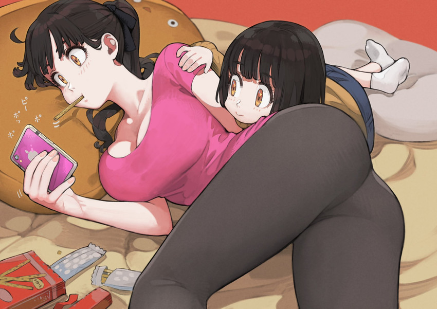 big sister and little sister (original) drawn by jun_(navigavi)