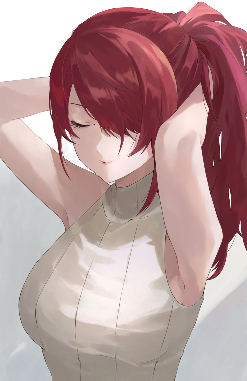 kirijou mitsuru (persona and 1 more) drawn by konchi_(63438789)