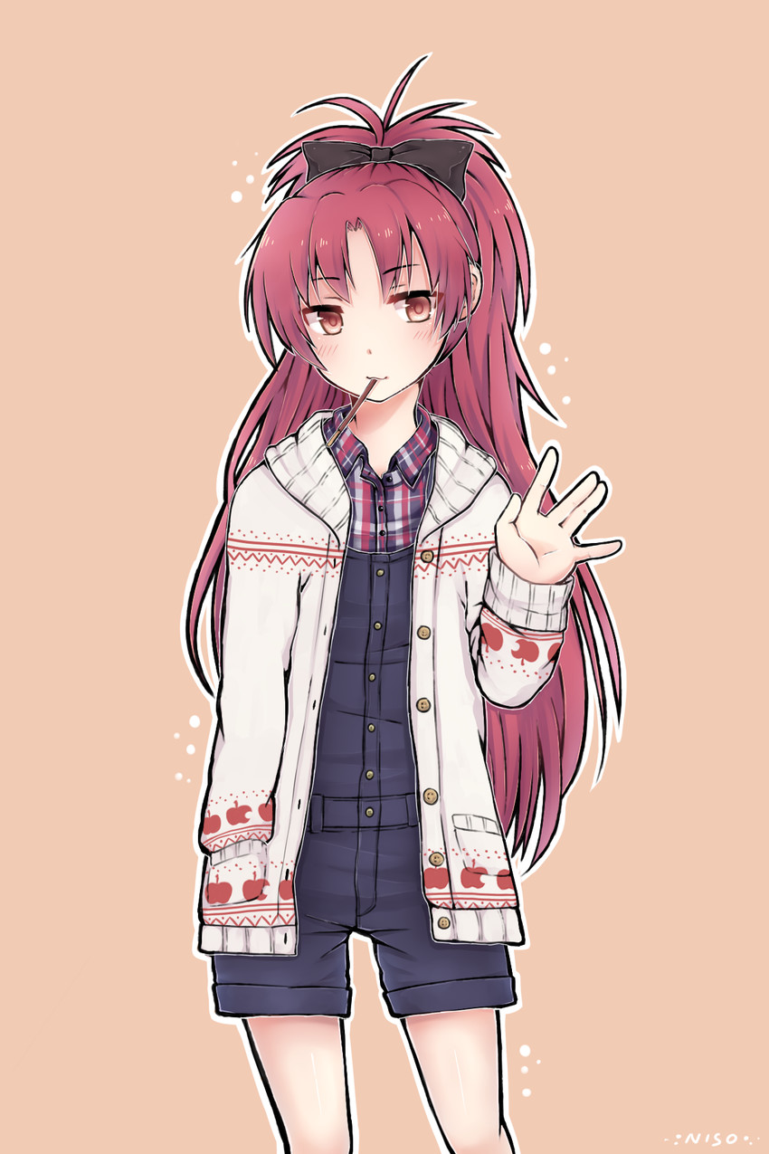 sakura kyoko (mahou shoujo madoka magica) drawn by niso_the_strawberry