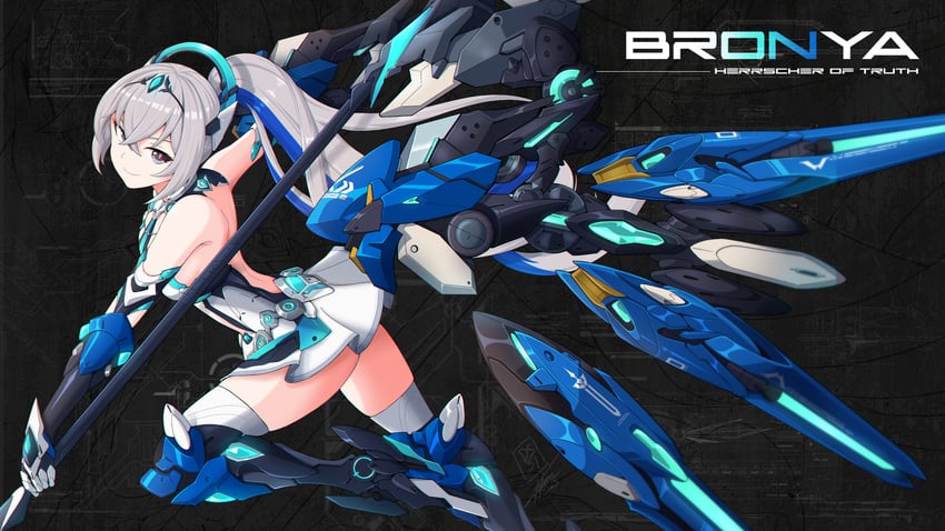 bronya zaychik (honkai and 1 more) drawn by darkstar31