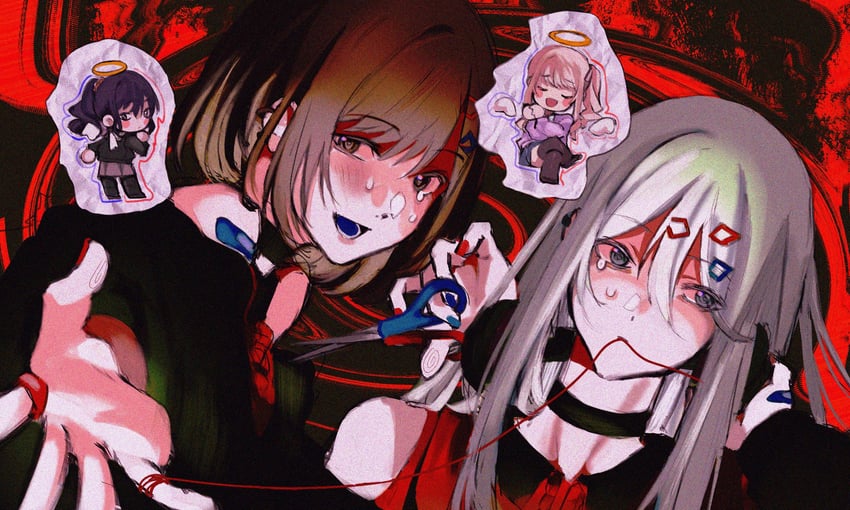asahina mafuyu, shinonome ena, akiyama mizuki, and yoisaki kanade (project sekai and 1 more) drawn by otsggn