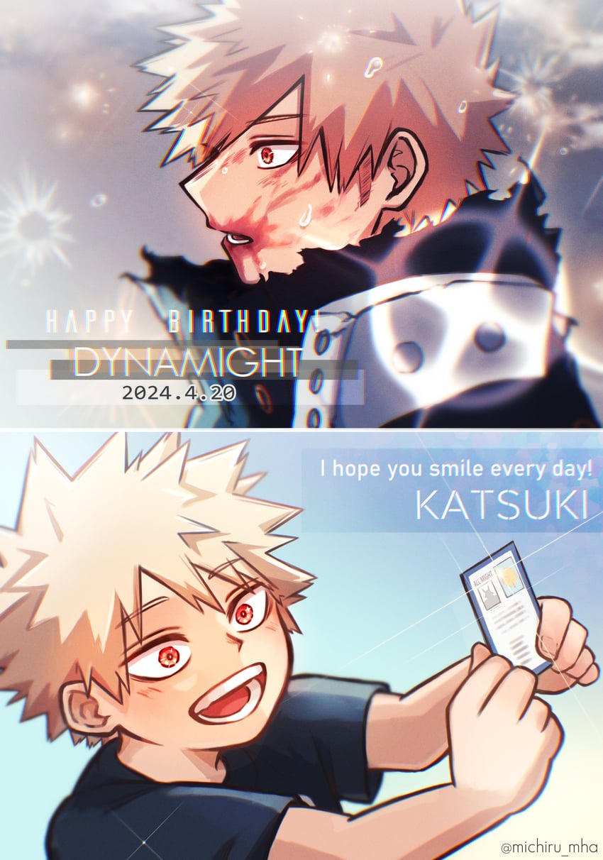 bakugou katsuki (boku no hero academia) drawn by michiru_mha
