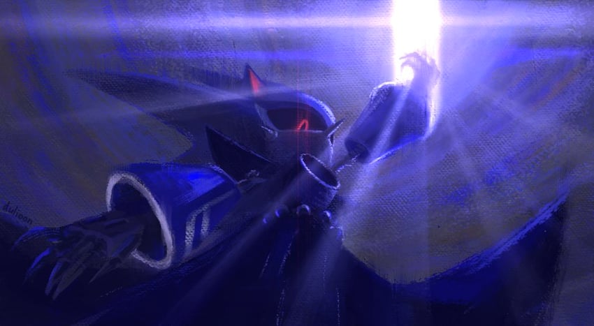 metal sonic and neo metal sonic (sonic and 1 more) drawn by dulioon