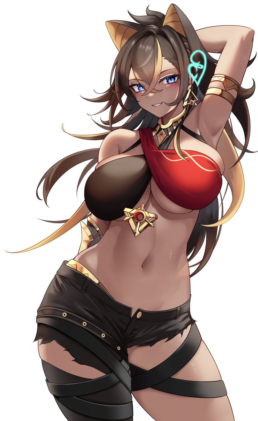 dehya (genshin impact) drawn by masaki_nanaya