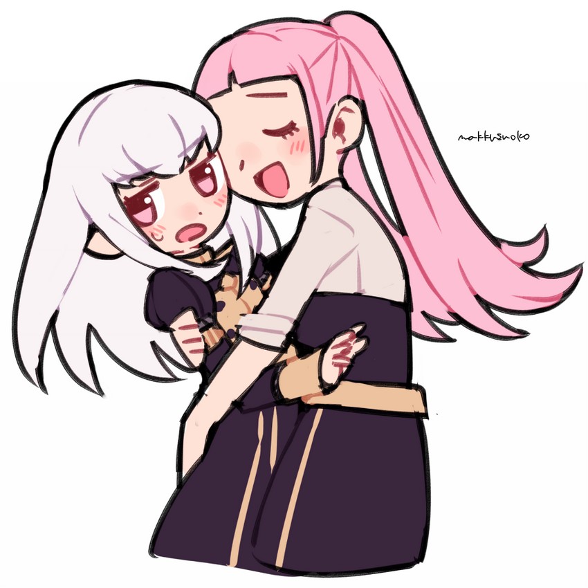 hilda valentine goneril and lysithea von ordelia (fire emblem and 1 more) drawn by do_m_kaeru