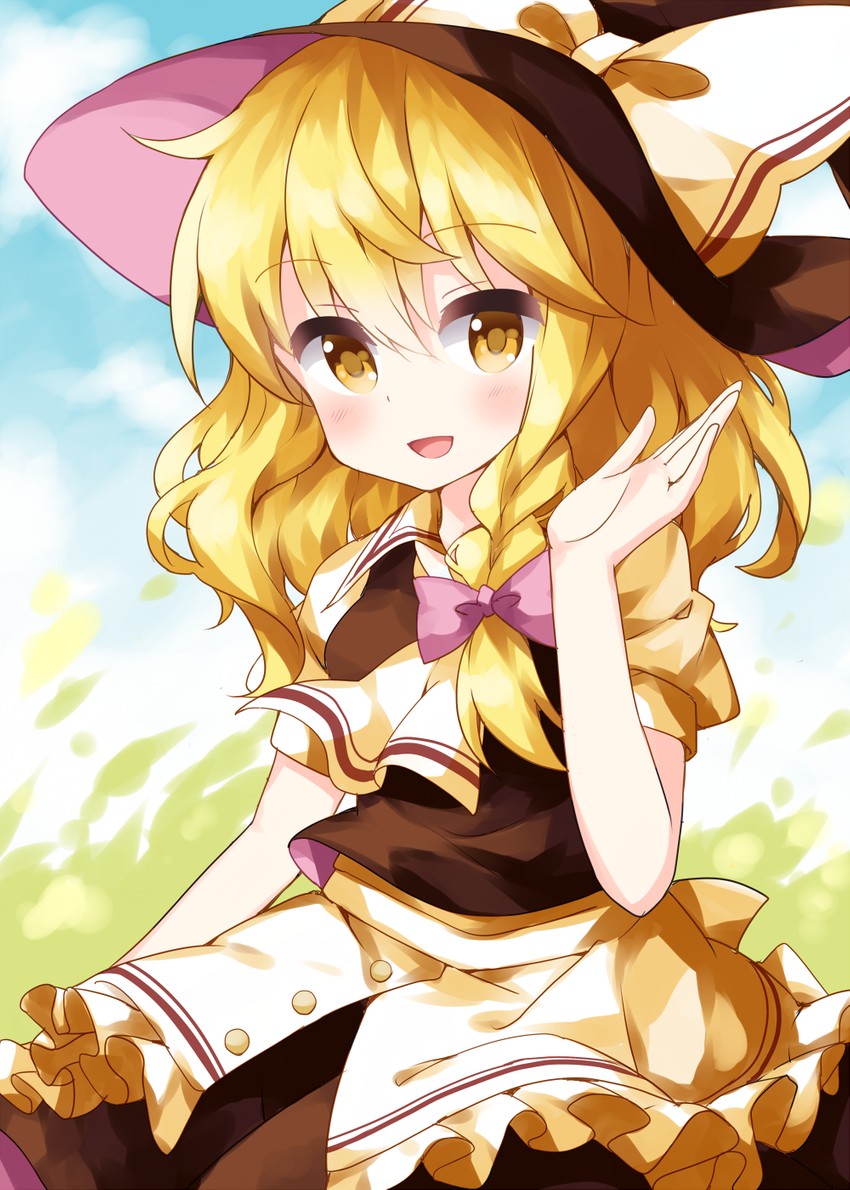 kirisame marisa (touhou) drawn by ruu_(tksymkw)