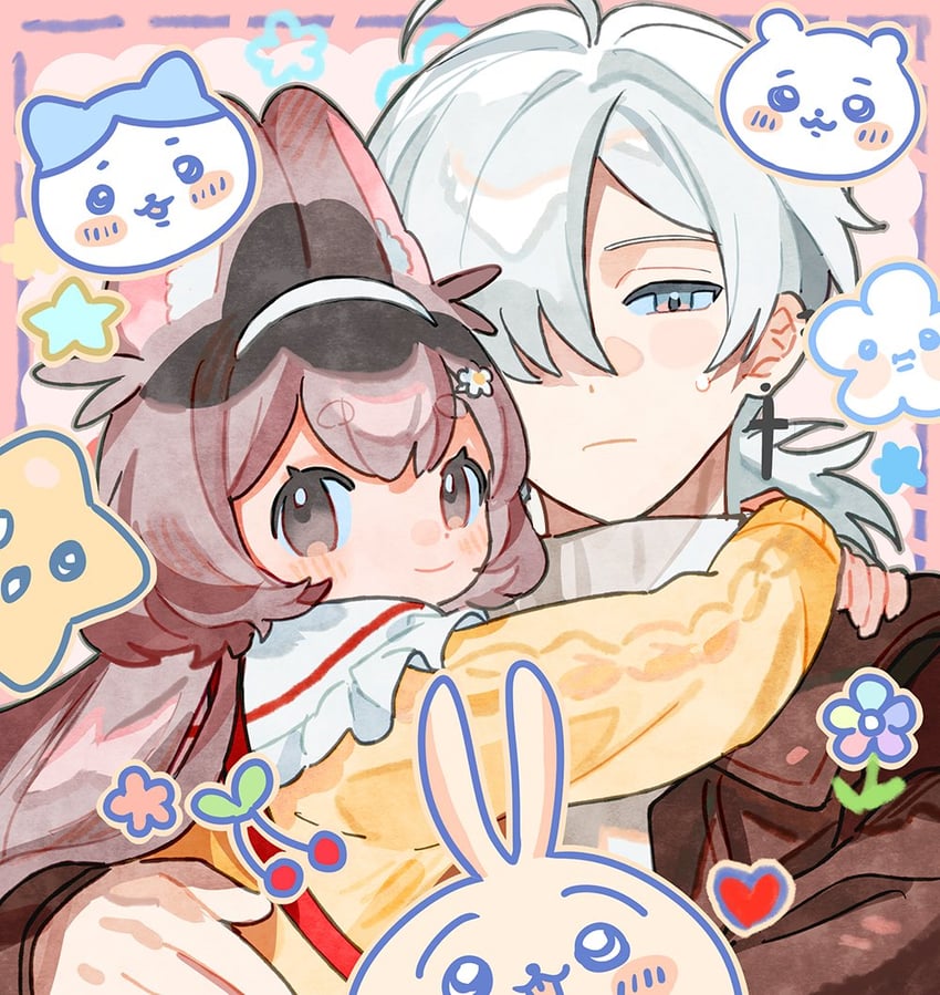 chiikawa, hachiware, usagi, and squirrel (original and 1 more) drawn by jjjjmmn_errr