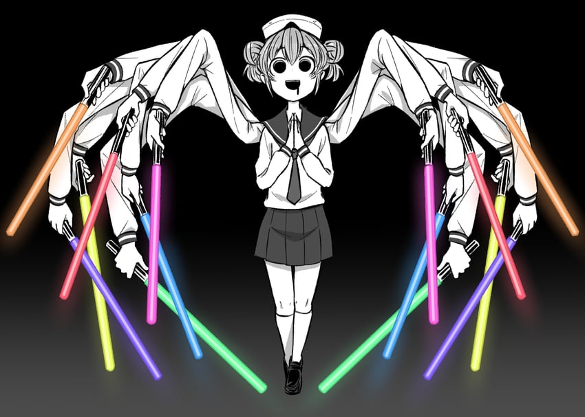 dango-chan (original and 1 more) drawn by 4shi