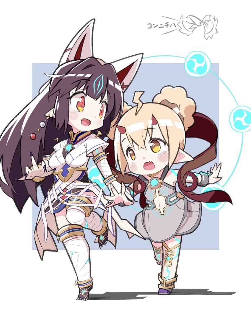 kasandra and electra (xenoblade chronicles and 1 more) drawn by aly_(eshikidori)